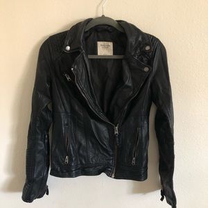 Abercrombie & Fitch Faux Leather Moto Jacket
